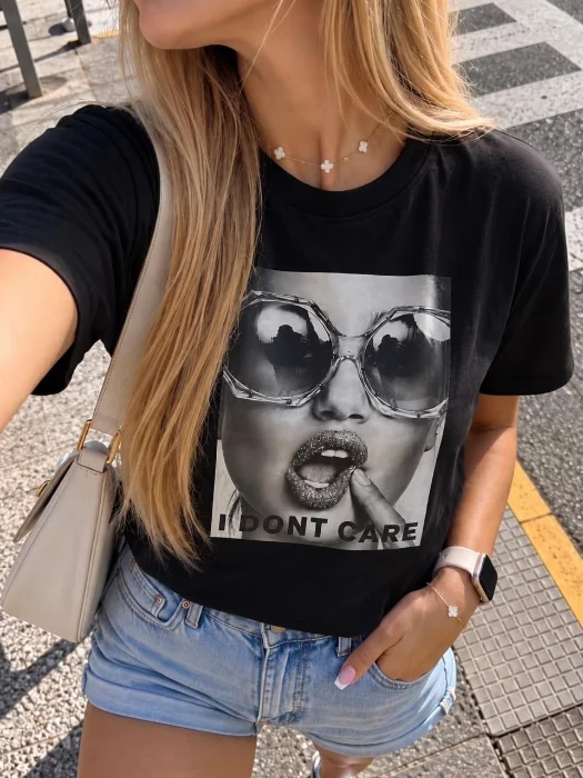 Remera Dont Care Algodón