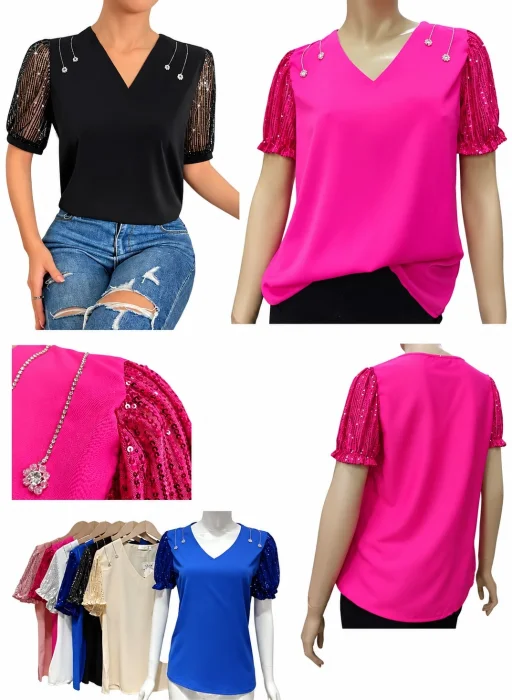 Blusa con Lentejuelas