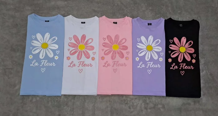 Remeras Manga Corta Nenas  ( Jersey 24/1 Algodón  Peinado )