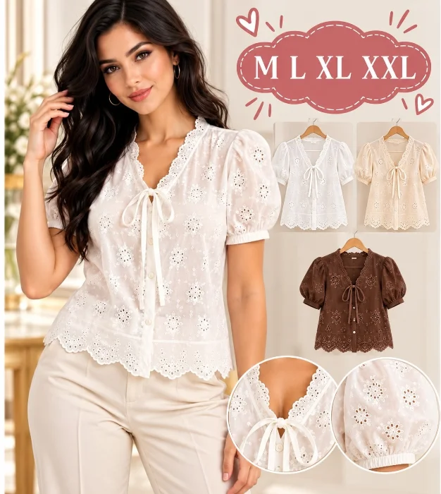 Camisa Romántica Brodery