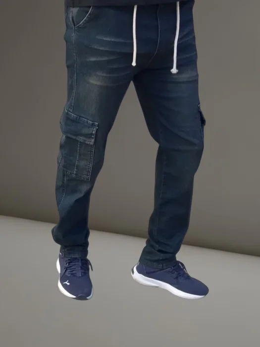 Jeans Jogger Cargo Elastizado