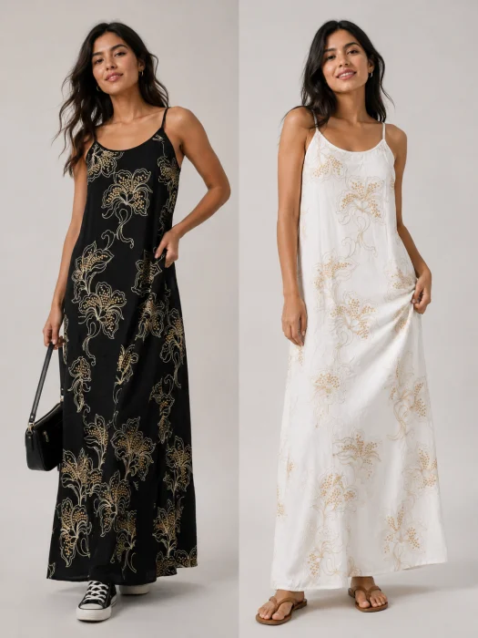  Vestido Blanco Bordado
