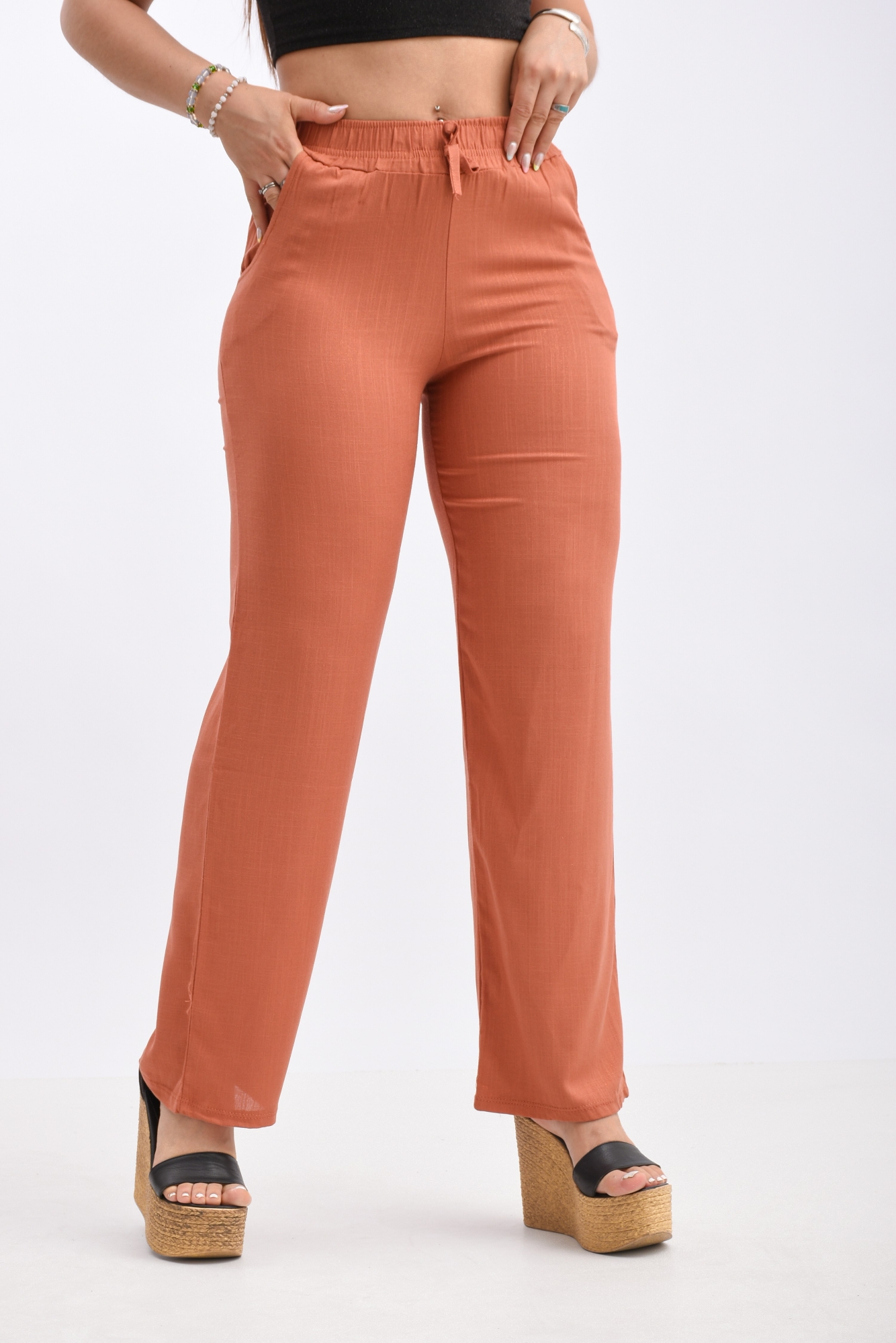 Pantalón Lino Palazo - Imagen 3