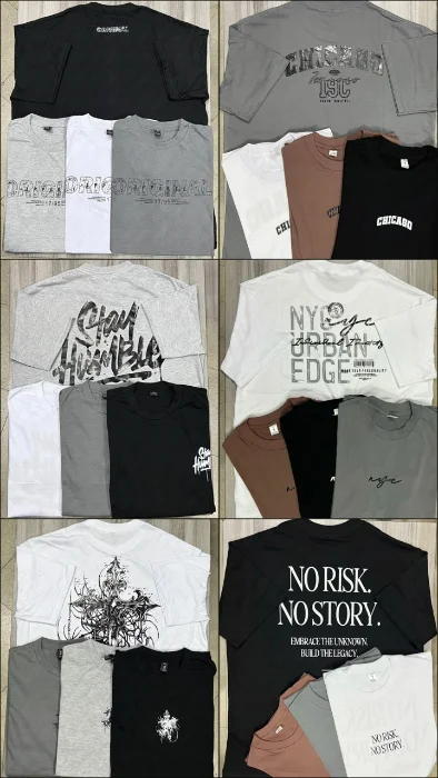 Remera Over Estampada