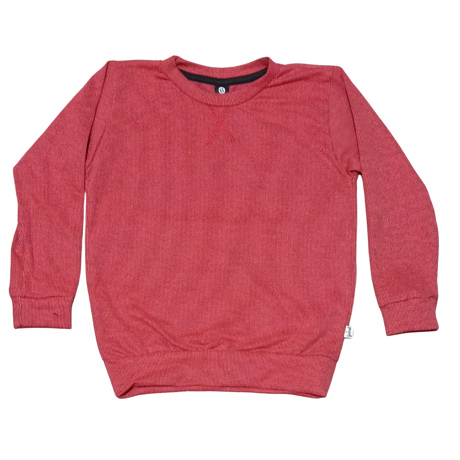 4081	buzo Niños Teens Wafle Cuadritos Bicolor - 4081%20rojo.jpg