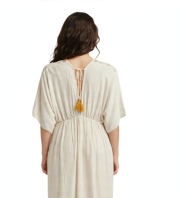 Vestido Boho Lentejuelas, Lndu Importado - Imagen 2