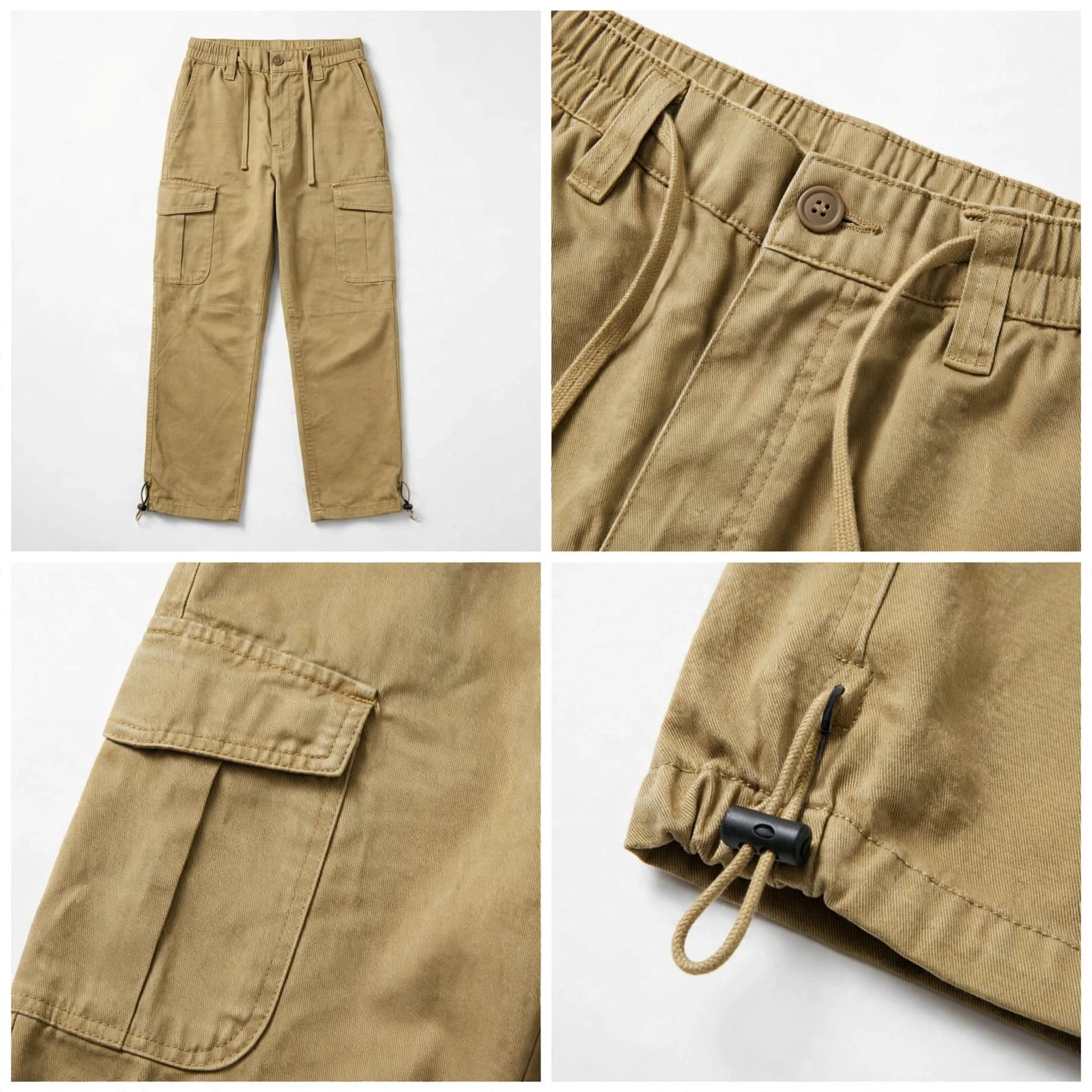 Pantalon Cargo Recto Importado - Imagen 2