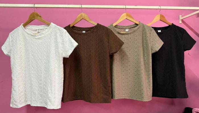 Remera en Hawai Broderie