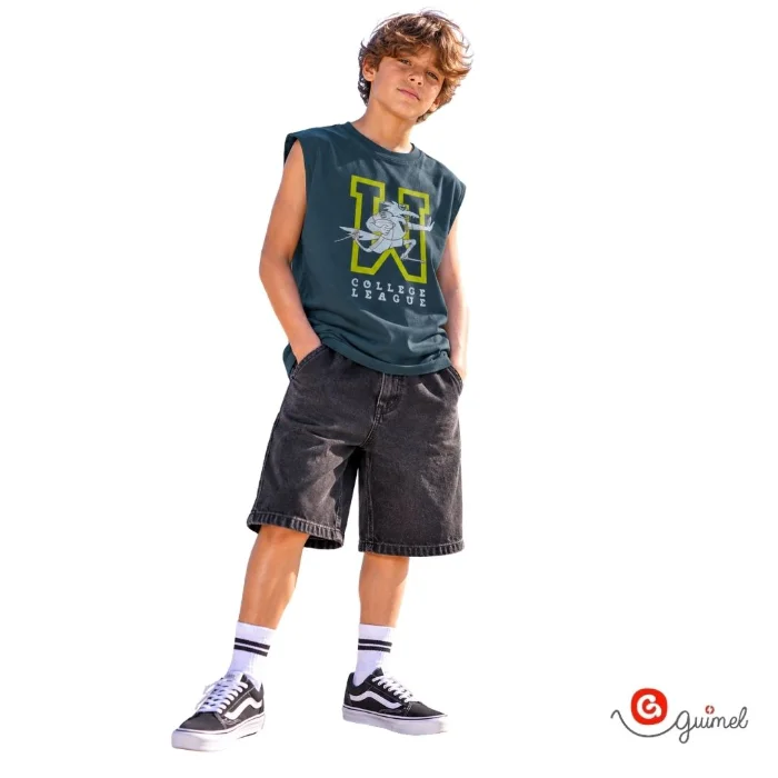 10282 10283	remeron sin Mangas Baggy Niños Teens con Estampado