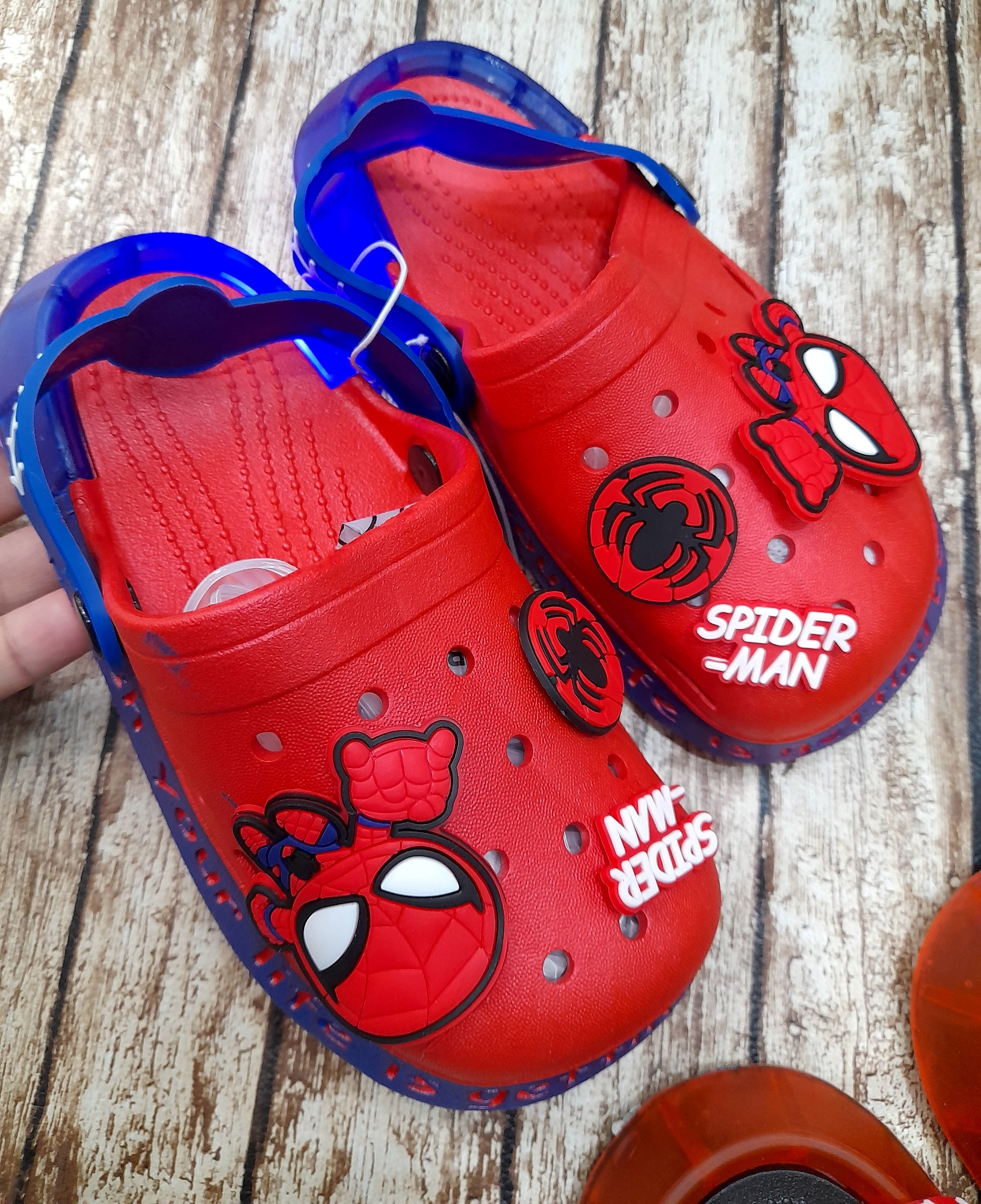Suecos Spiderman Luces  30a35 Importadas - Imagen 2