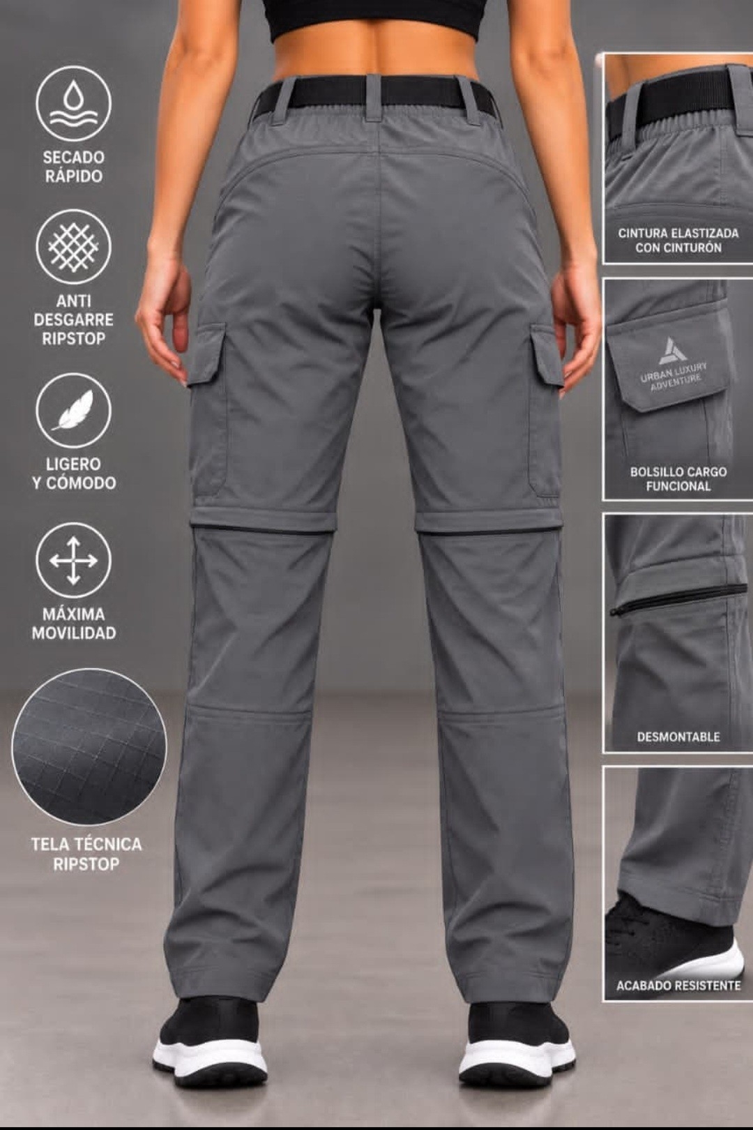 Pantaló Desmontable Secado Rapido - Imagen 7