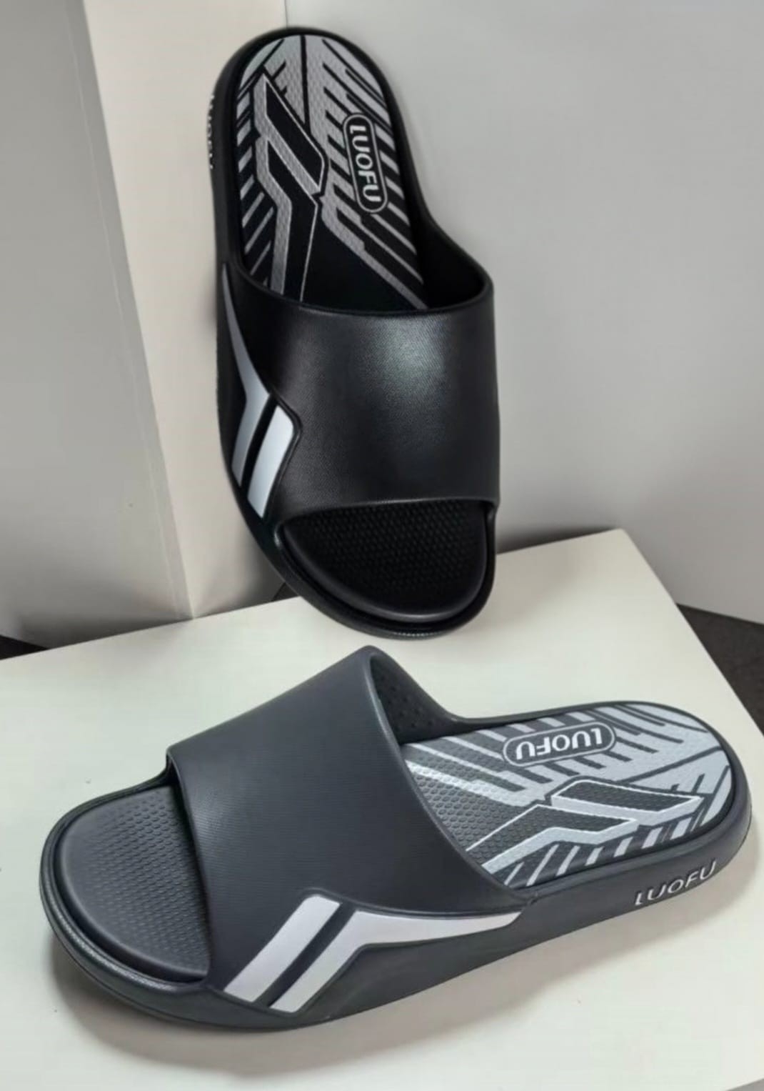 Chanclas Luofu Hombre  40a44 Importadas  Livianos - Imagen 2