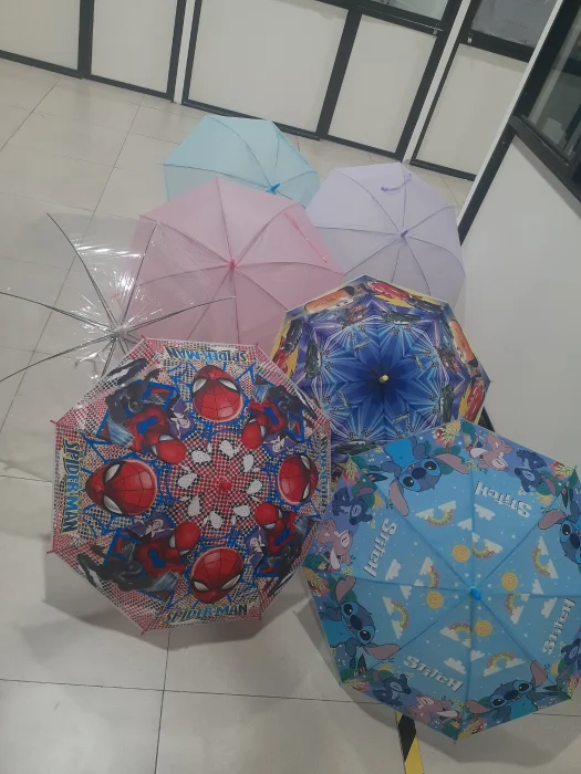 Paraguas Infantiles Cars Hombre Araña Stich Lisos