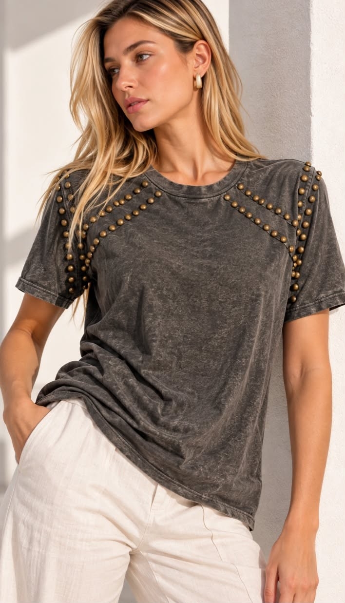 Remera Tachas Importado - Imagen 3