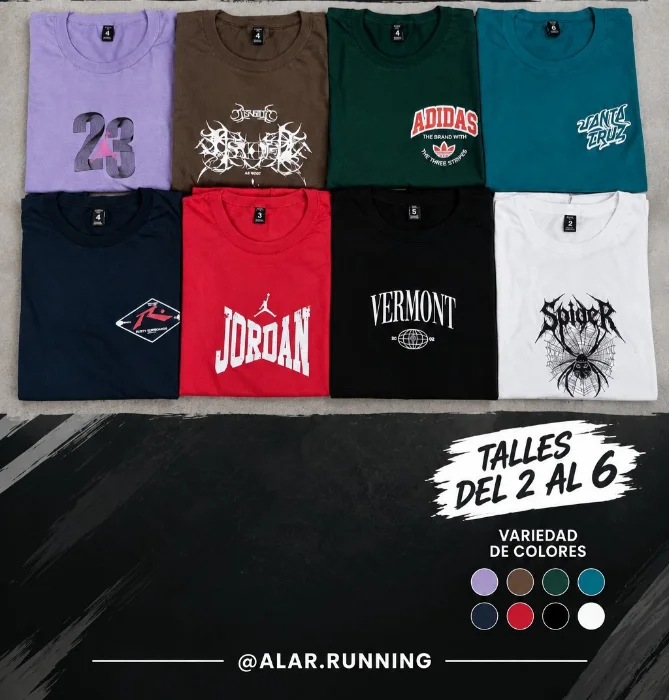Remeras Doble Estampa