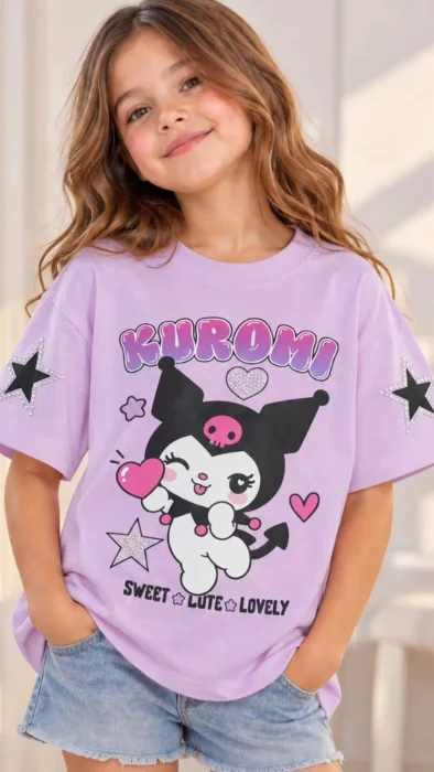 Remera Oversaid Kuromy Nena