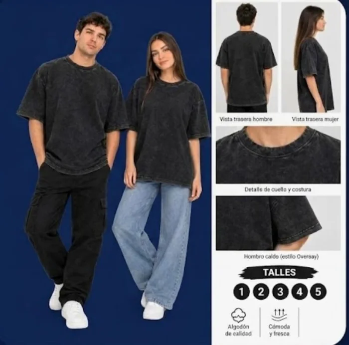 Remeras de Batik Liso por Talla