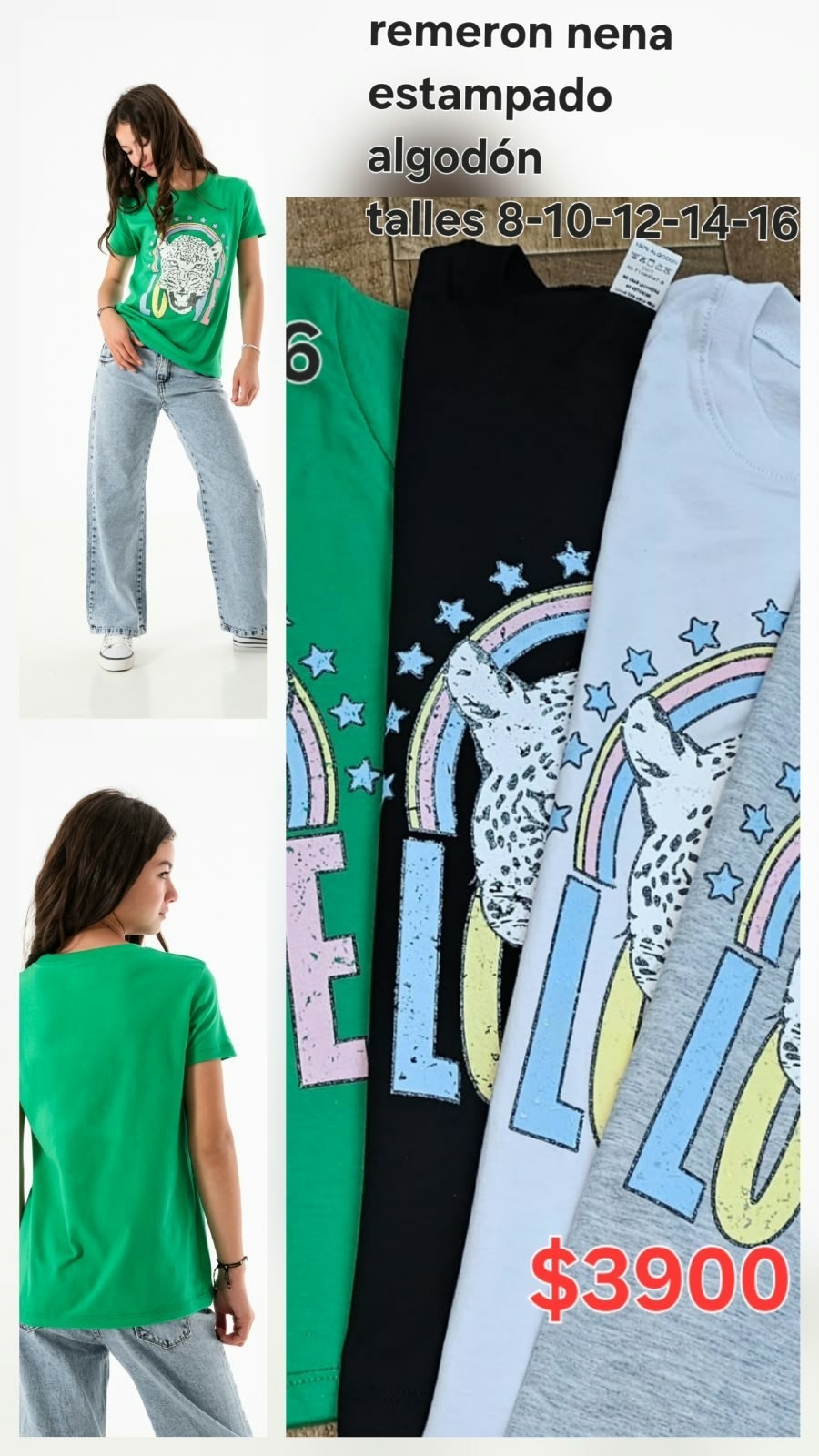 Remera Nena Algodón - Imagen 2