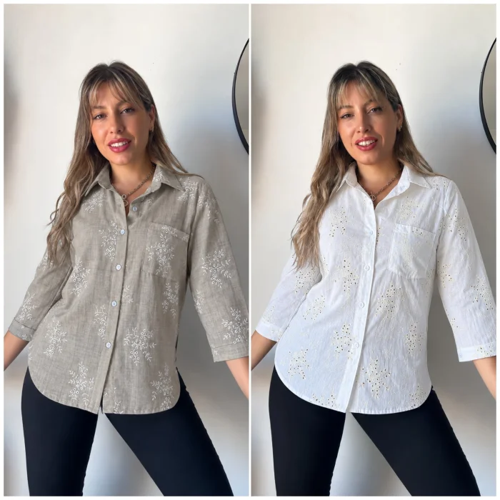 Camisas Bordadas . 2 al 6