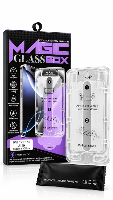 Vidrio Templado Magic Glassbox  Iphone 17 Pro