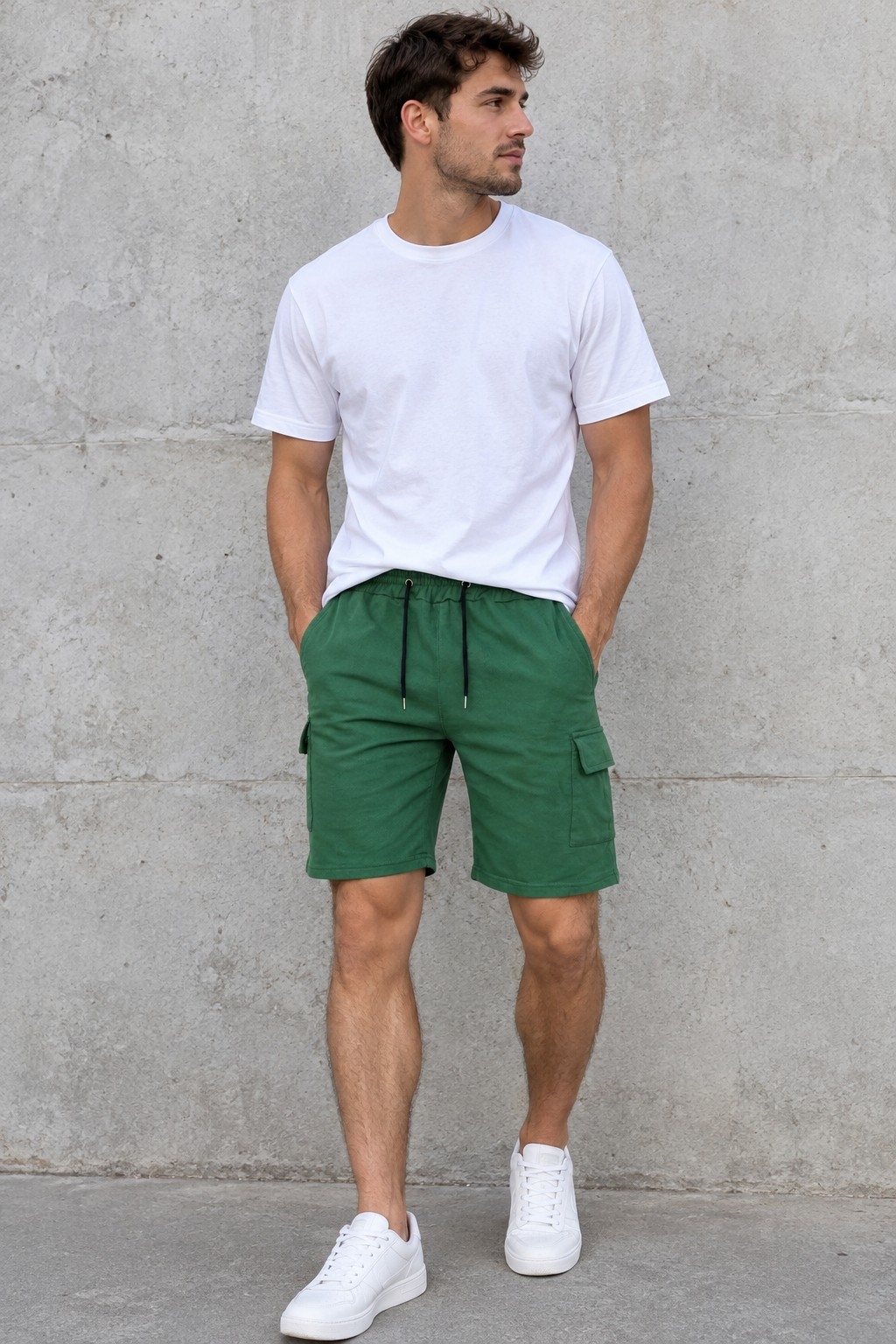 Bermuda Cargo Rústico Peinado - Imagen 2
