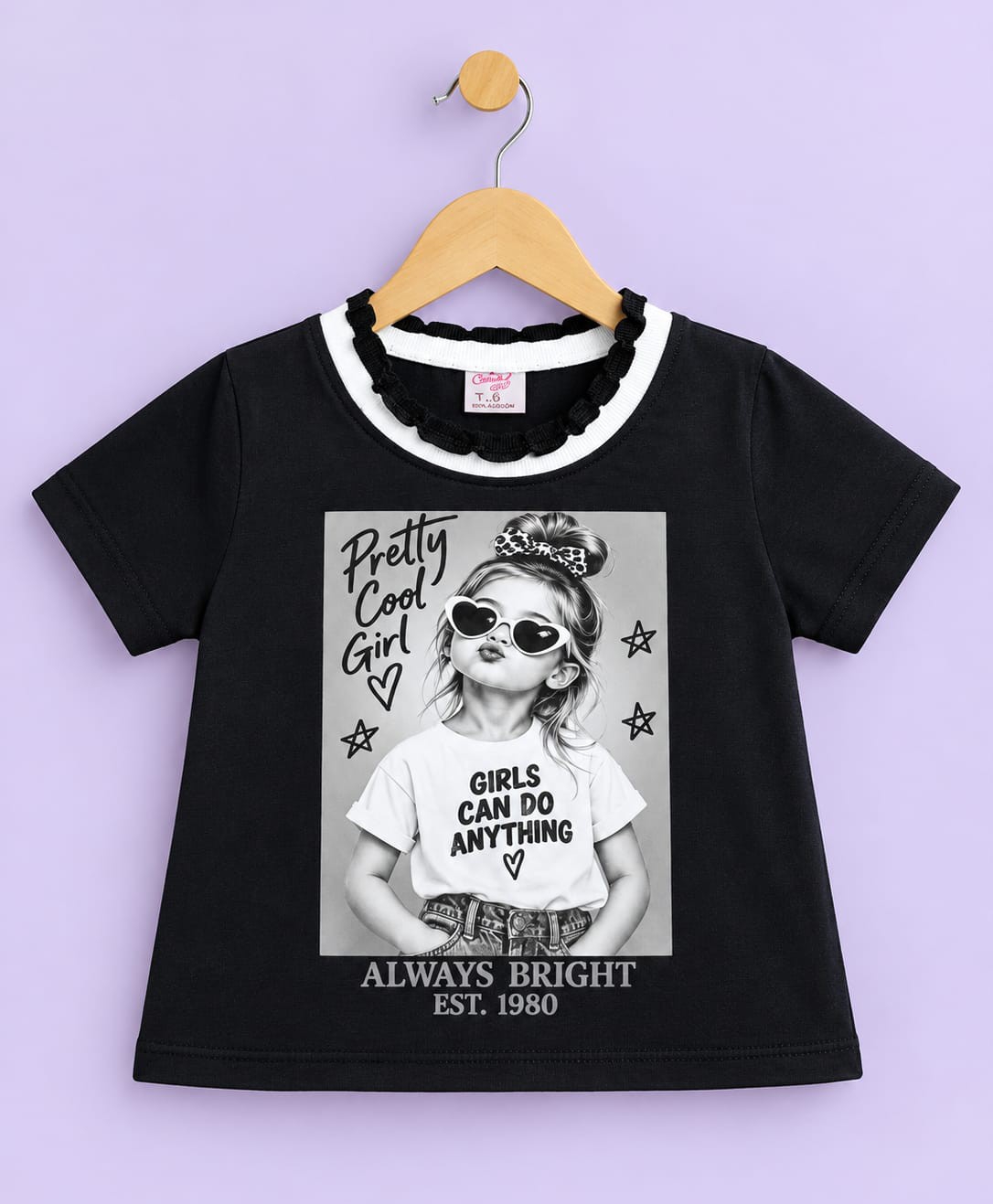 Ten-den-cia...remeras de Algodón Peinado Cuello Tejido - Imagen 3