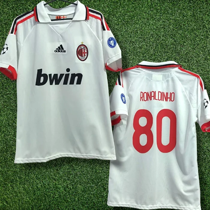 Camiseta Milan Retro Ronaldinho Suplente 2010