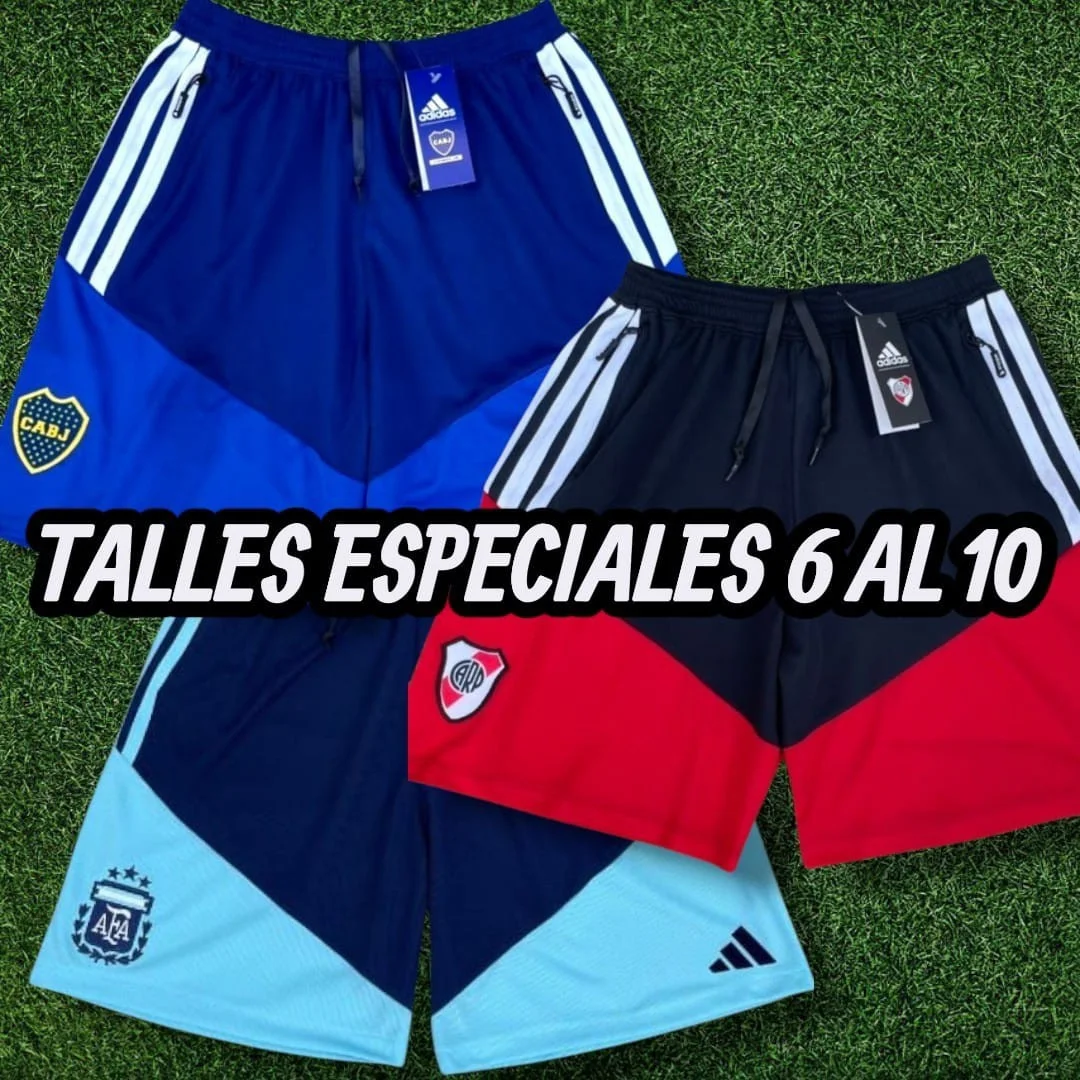 Short Afa, Boca, River Talles Especiales - Imagen 1