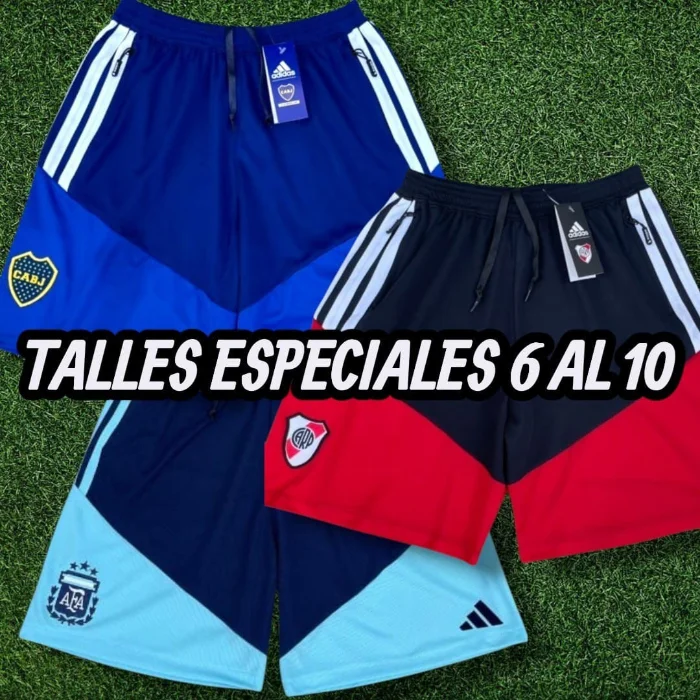 Short Afa, Boca, River Talles Especiales