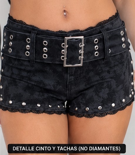 Short Puntilla Cuerina - Imagen 2