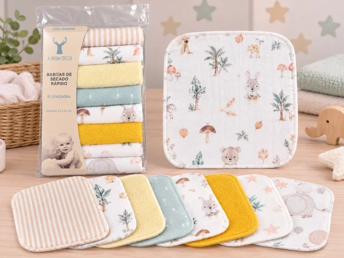 Babita Microfibra Nene Pipi Babies Pack X 8
