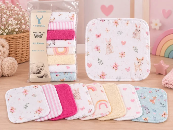 Babita Microfibra Nena "pipi Babies" Pack X 8