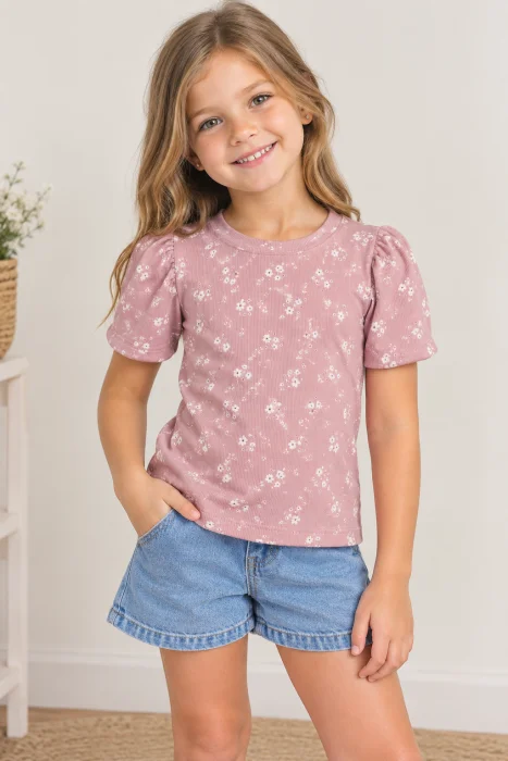 Remera Manga Princesa de Niña