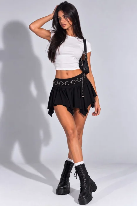 Short Pollera Microfibra Beca (sp474)