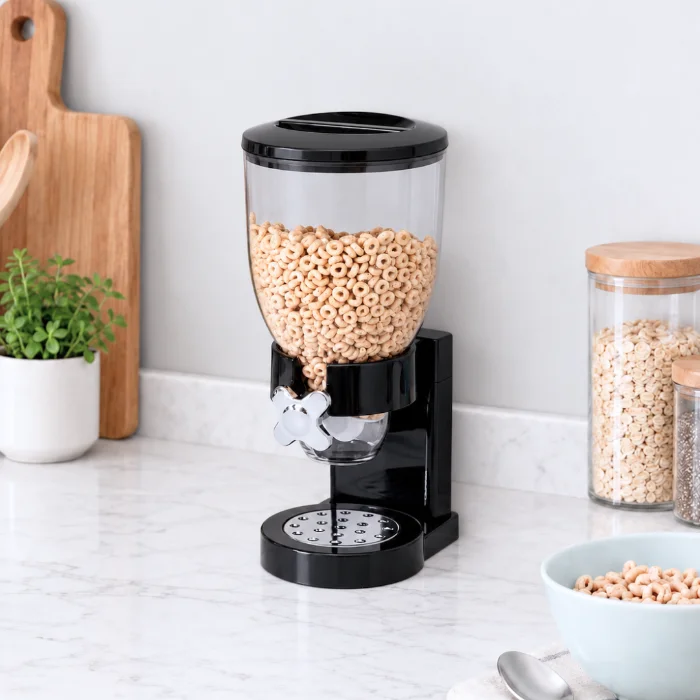 Cerealero Dispensador de Mesa Negro - Cod: Sbk-us1249
