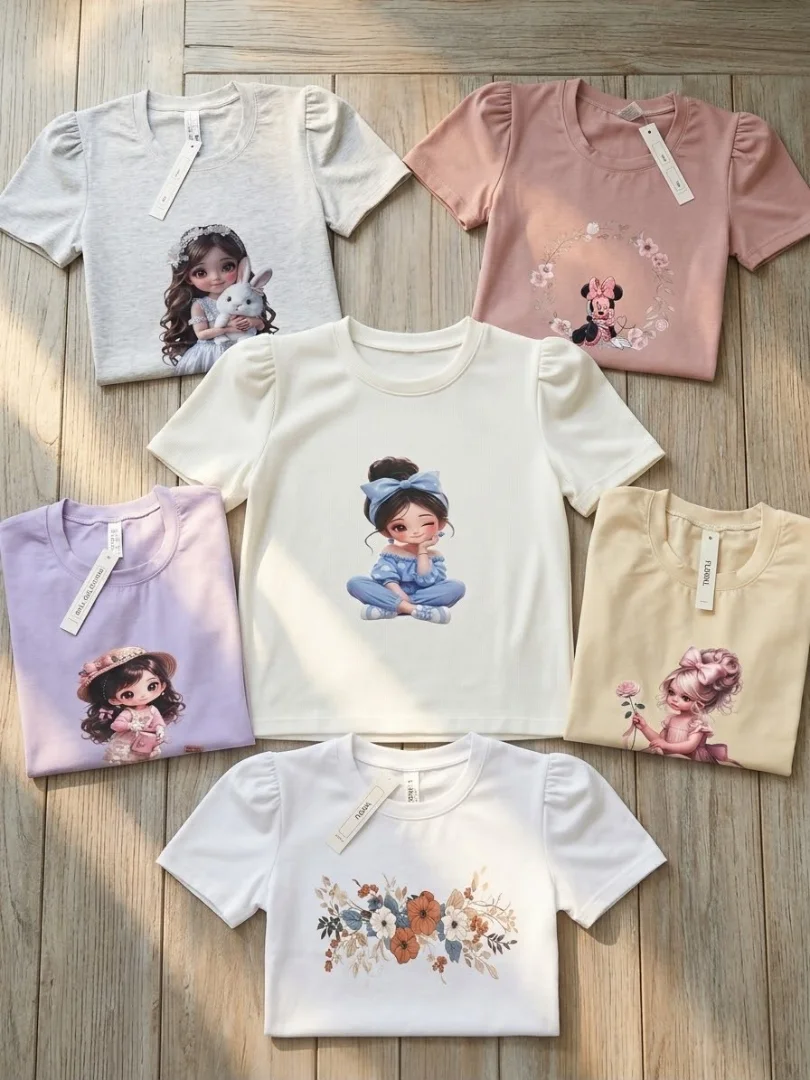 Remera Algodón 6a16 Manga Princesa - Imagen 1