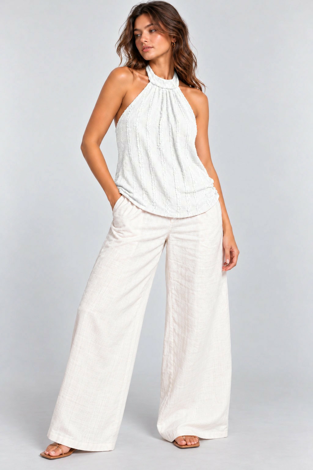 "blusa con Texturas para Atar" - Imagen 2