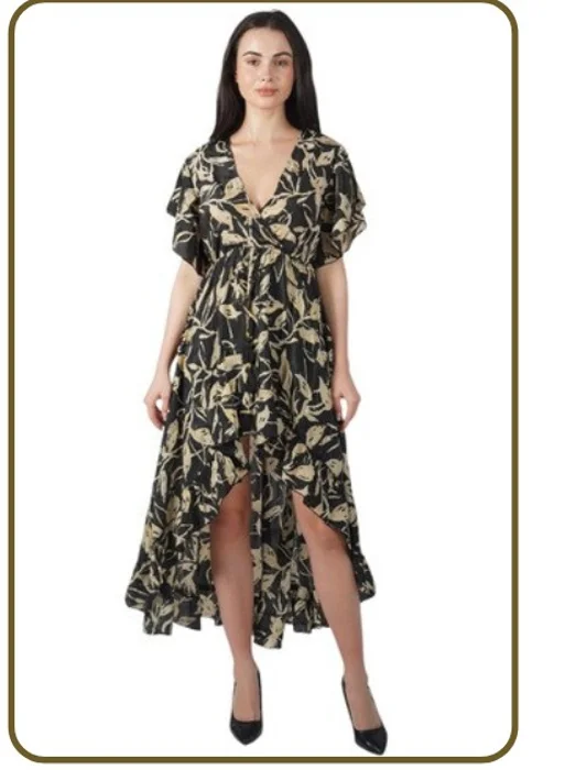 Vestido con Cola Floreado