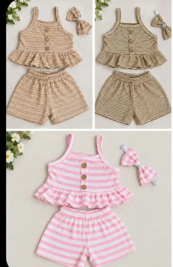 Conjunto Shorts Rayado - Imagen 2