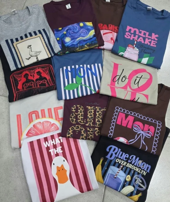 Remeras Algodon de Damas