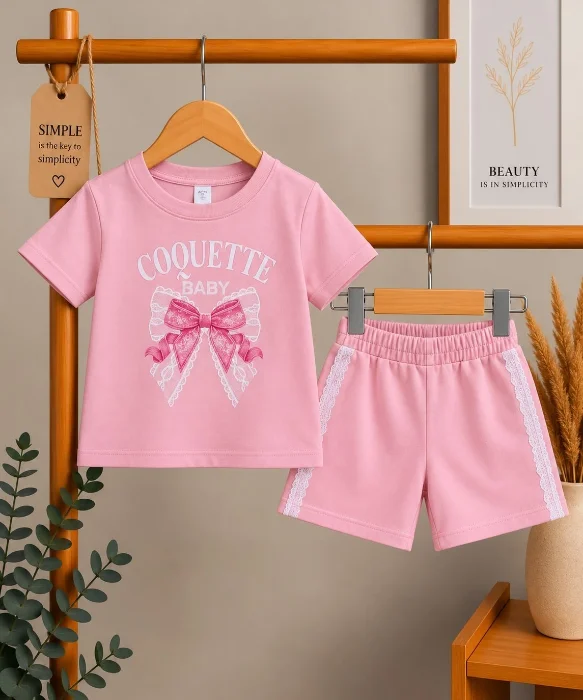 Conjunto Coquette Algodón Peinado