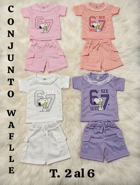 Conjunto Wafle Diferenciado