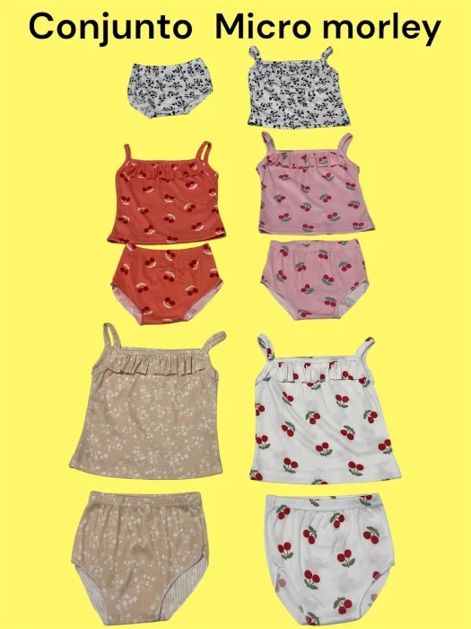 Conjunto Micro Morley Bombacha Beba