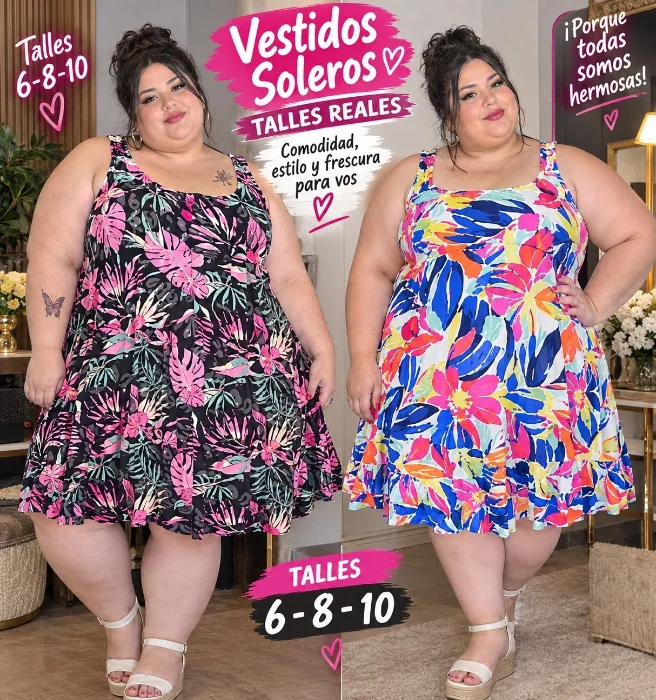Vestido Solero Talle 6 al 10