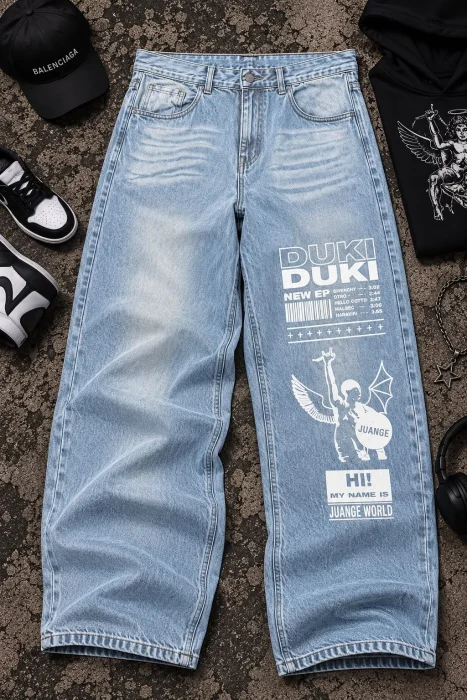 Duki Baggy Celeste