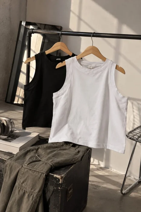 Musculosa Algodón con Lycra 30/1