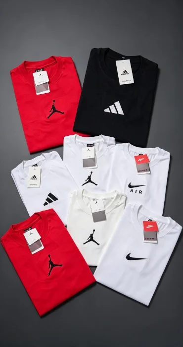 Remeras Algodón 24-1 Bordadas Jordán