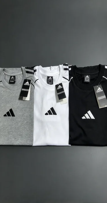 Remeras Algodón 24-1 Bordadas Adid