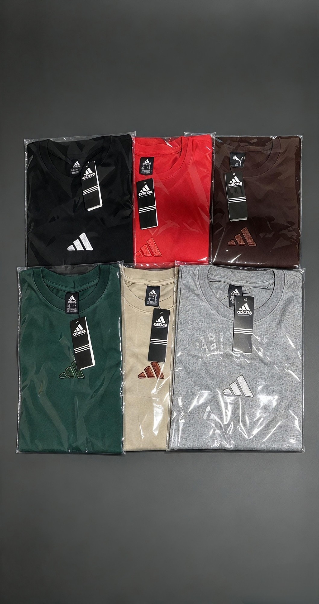 Remeras Algodón 24-1 Bordadas Adid - Imagen 2