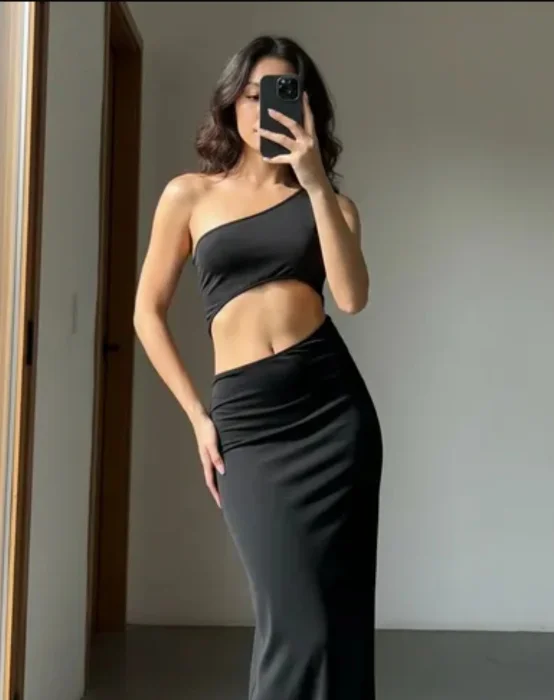 Vestidos Largos/vestido Largo con Tajo/vestido Formal y Elegante/vestidos al Cuerpo